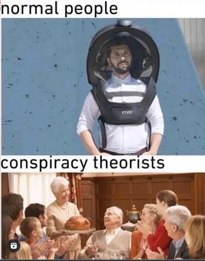Thanksgiving 2020 Normal People vs. Conspiracy Theorists
